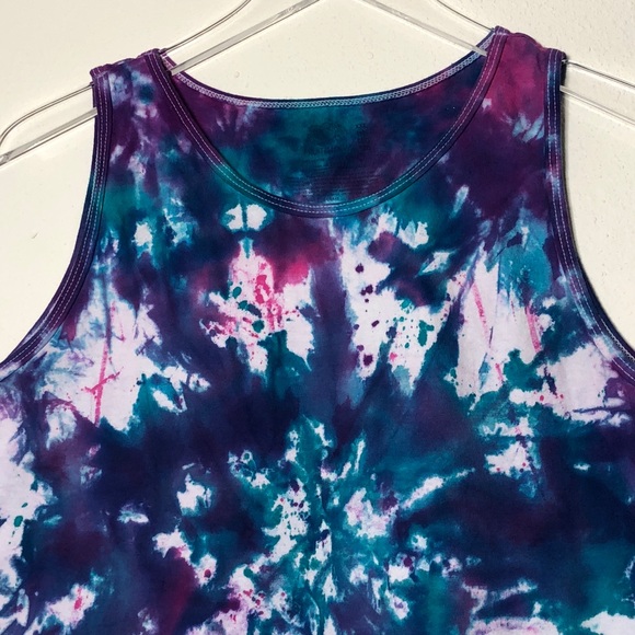 Hand Tie-Dyed Tank Top - Picture 2 of 5